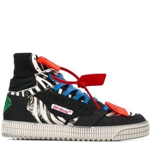 OFF-WHITE Off Court 3.0 High Black Zebra FW19